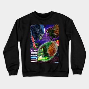 Alien Xenopod Card Crewneck Sweatshirt